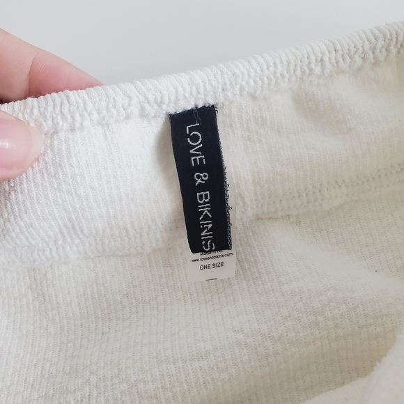 Love & Bikinis White Turks & Caicos Bottoms One Size - Picture 4 of 9